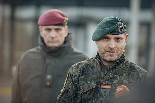 Commander of eFP battalion Daniel Andra