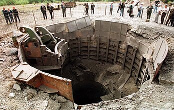 1998 m. Ukrainoje (Pervomaiske) sunaikinta SS-24 raketų paleidimo šachta