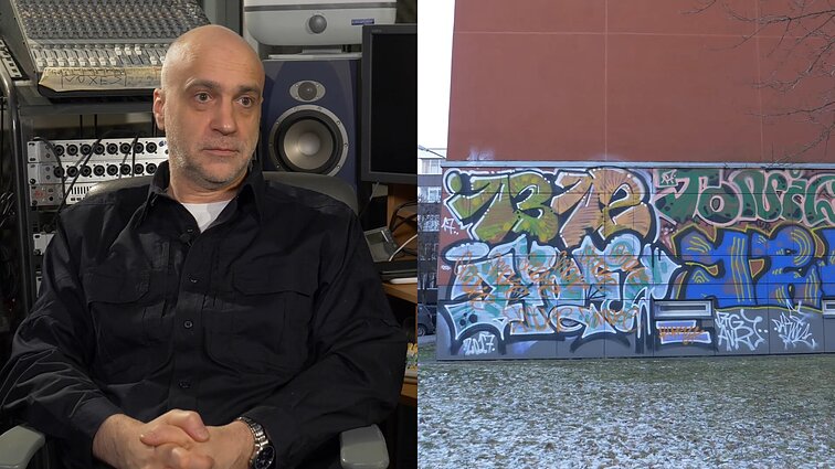 Algis Ramanauskas apie grafitininkus: jiems nereikia tavo supratimo, jiems reikia tavo sienų