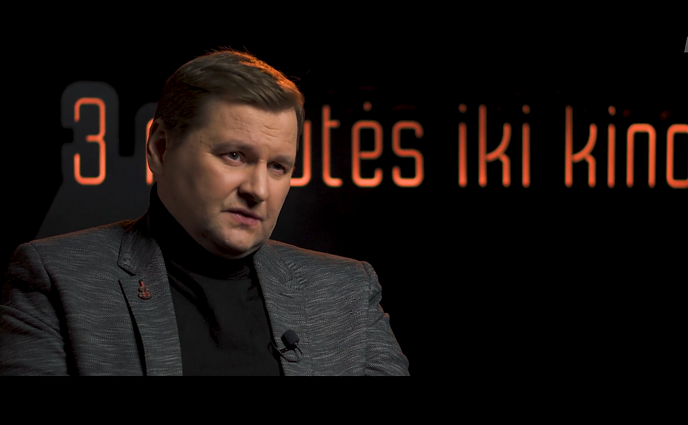 3 minutės iki kino. Lenkų filmą „Ikaras. Mieteko Košo legenda“ pristato aktorius Giedrius Arbačiauskas