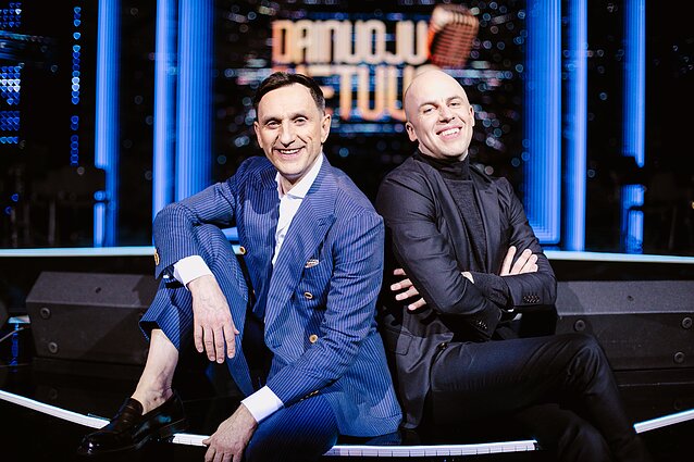 Dainius Kazlauskas ir Vidas Bareikis