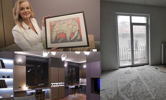 Namai prestižinėje sostinės gatvėje: buto interjerą kurti pradėjo neįprastai – nuo paveikslų