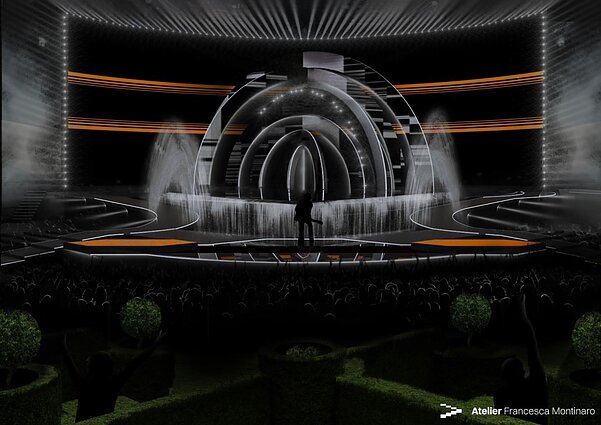 2022 m. „Eurovizijos“ scenos dizainas 2022 m. „Eurovizijos“ scenos dizainas