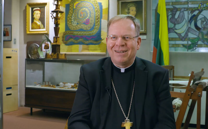 Pasaulio lietuvių bendruomenės veikėjas arkivyskupas Gintaras Grušas