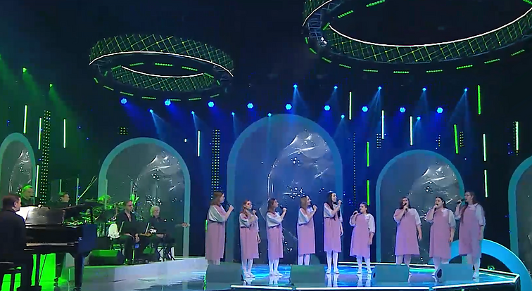 Dainų dainelė 2022. Merginų vokalinis ansamblis – „Šarkela varnela“