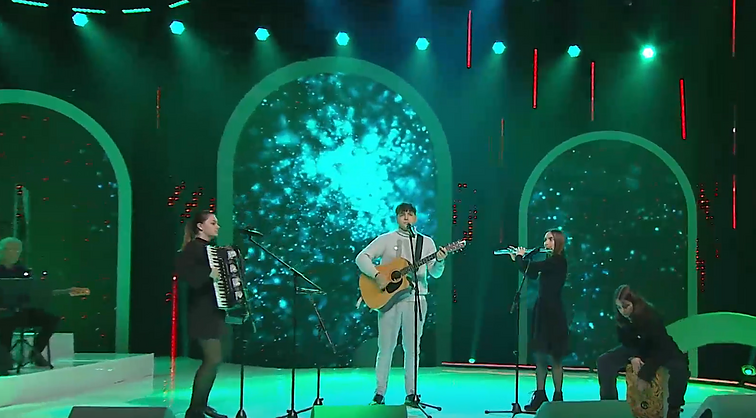 Dainų dainelė 2022. Diana Boriak, Gilmė Dainytė, Adomas Mechovičius – „Kadu buva, kadujo“