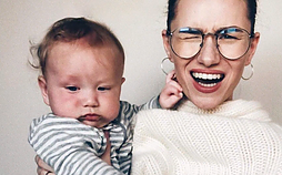 Nora Žaliūkė su sūnumi Mariumi