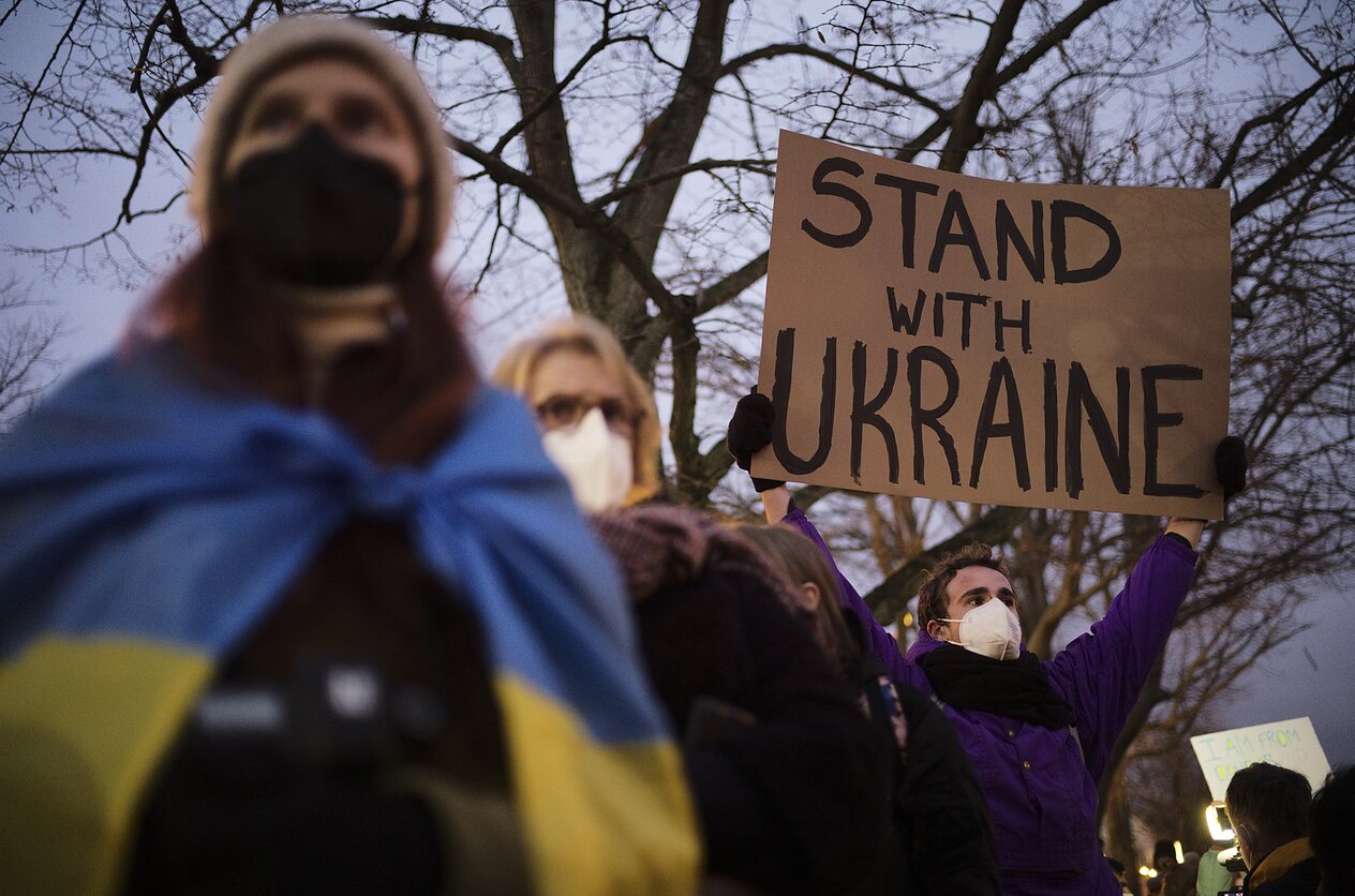 Ukrainos palaikymo akcija