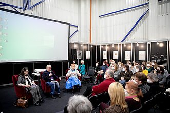 Aldonos Ruseckaitės ir Juttos Noak susitikimas su skaitytojais Vilniaus knygų mugėje