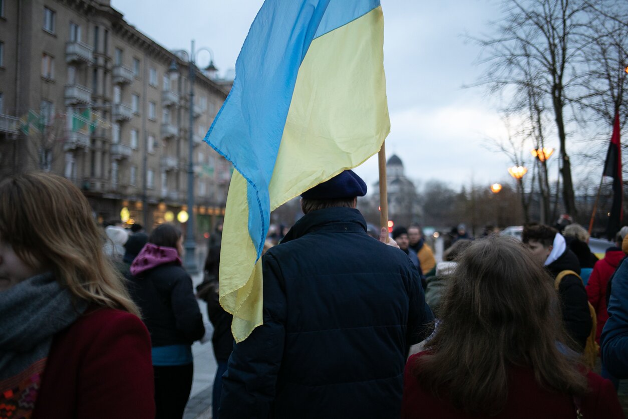 „Laisvė šviečia“ – solidarumo su Ukraina akcija Vilniuje „Laisvė šviečia“ – solidarumo su Ukraina akcija Vilniuje