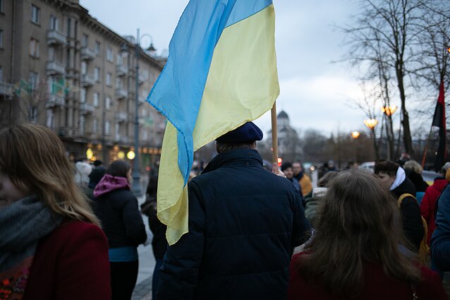 „Laisvė šviečia“ – solidarumo su Ukraina akcija Vilniuje „Laisvė šviečia“ – solidarumo su Ukraina akcija Vilniuje