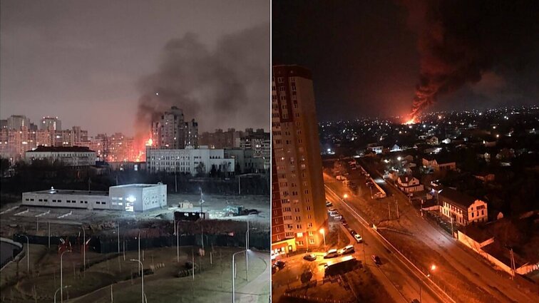 Žinios. Putinas tęsią karą: Kijeve vis dažniau aidi sprogimai, į sostinę jau galėjo žengti sabotažo grupės