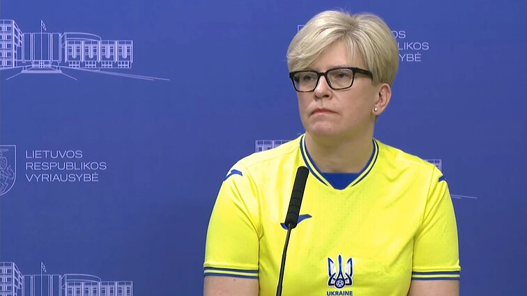 Šimonytė nesutinka, kad Ukraina yra palikta viena, bet sako suprantanti, kokiomis aplinkybėmis dirba Zelenskis