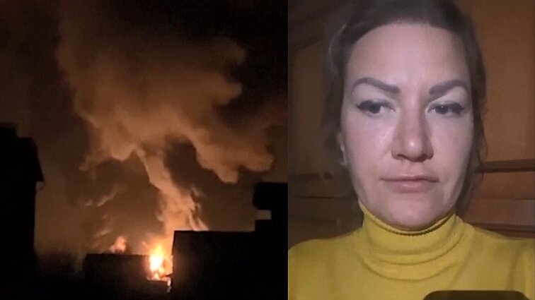 Vasilkove dėl bombardavimo užsidegė naftos saugykla, miesto merė įsitikinusi: mes atsilaikysime ir laimėsime