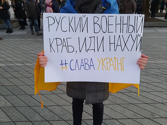 Protestas prie Kauno miesto savivaldybės