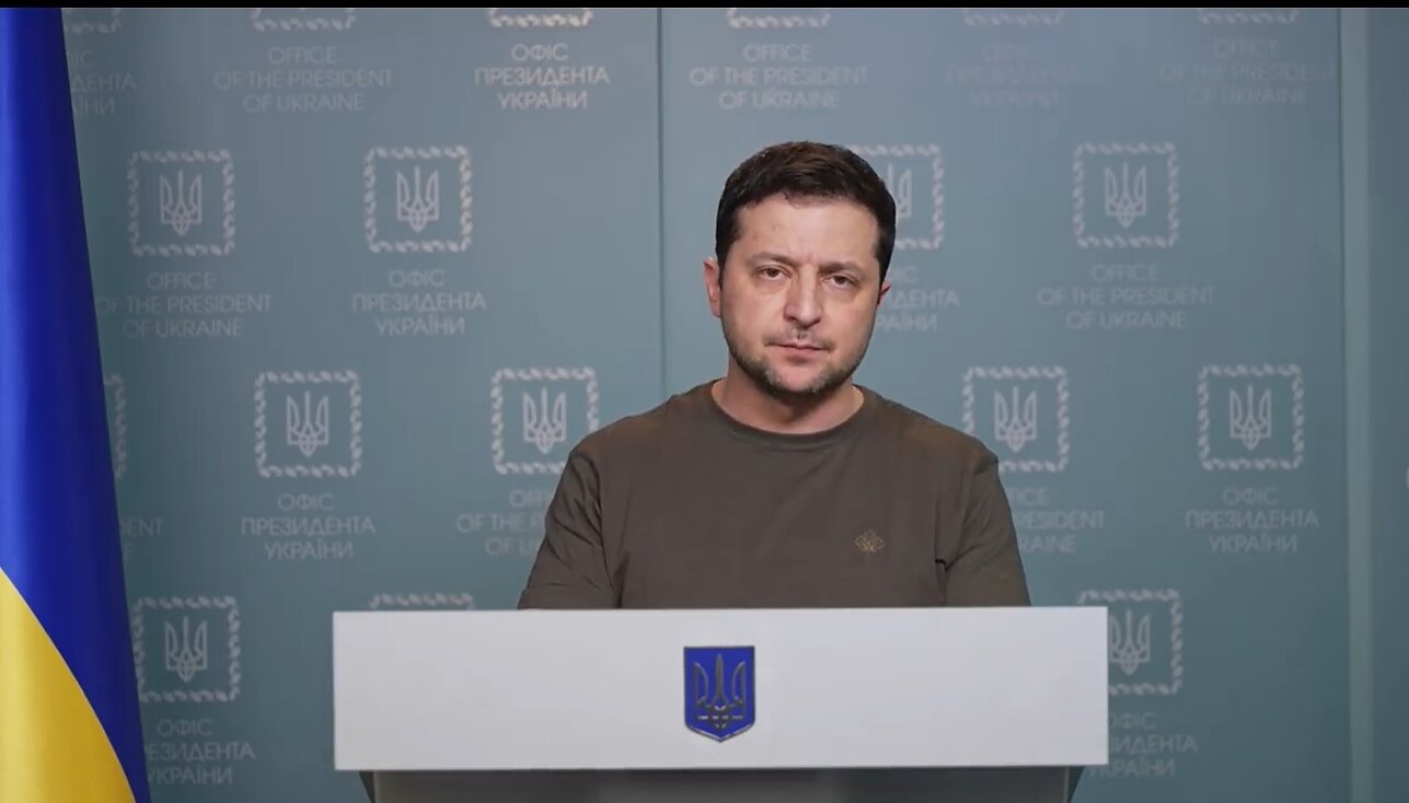 V. Zelenskis pabrėžė, kad Rusija žinojo, į ką šaudo