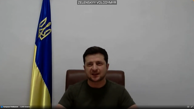Volodymyro Zelenskio kreipimasis į EP