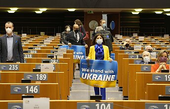 Volodymyro Zelenskio kreipimasis į Europos Parlamentą
