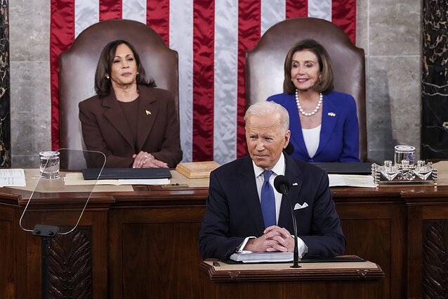 Joe Bidenas skaitė metinį pranešimą