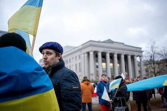 Trembita. Karas Ukrainoje ir protesto akcija Lietuvoje „Laisvė šviečia“