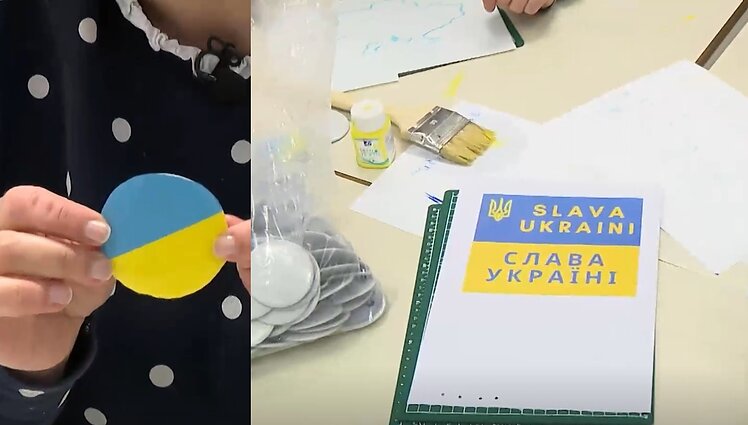 Nacionalinė galerija kviečia su Ukraina susijusią atributiką gamintis patiems: laukia norinčių sukurti savo plakatą ar ženkliuką