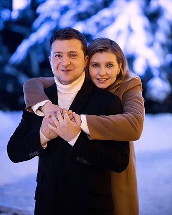 Елена и Владимир Зеленские