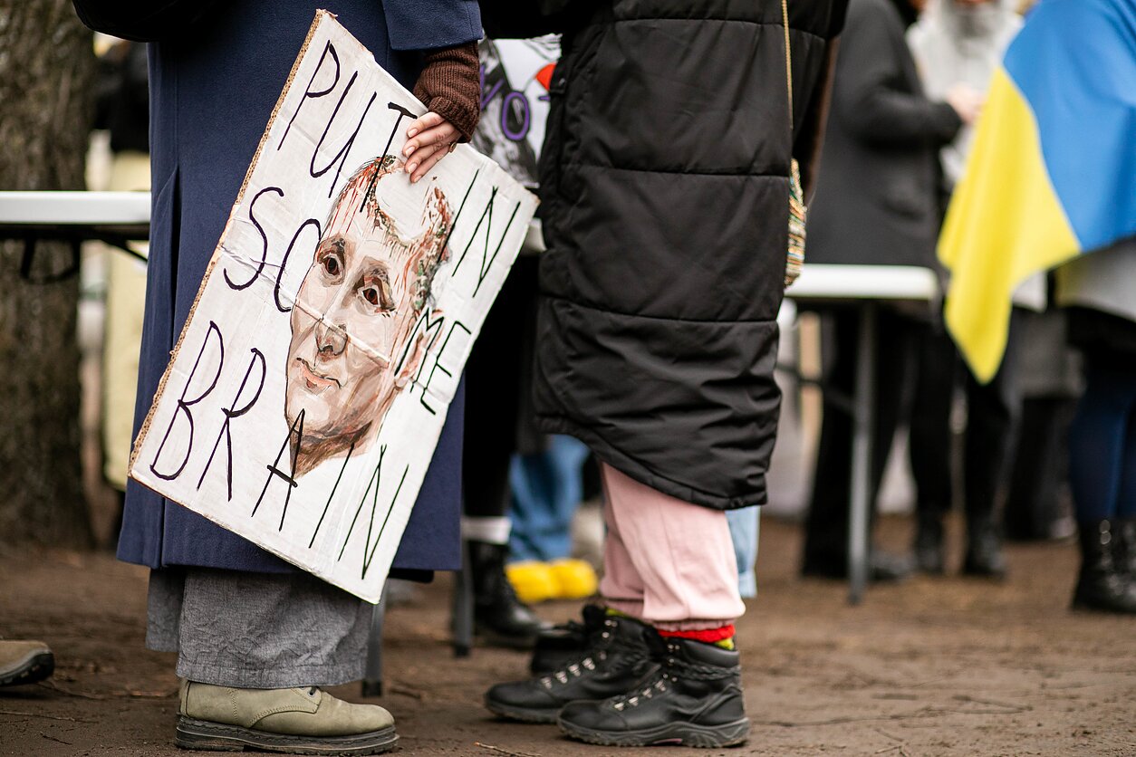 Protestas prie Rusijos ambasados „Laisvė šviečia“