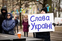 Protestas prie Rusijos ambasados „Laisvė šviečia“, 3 diena