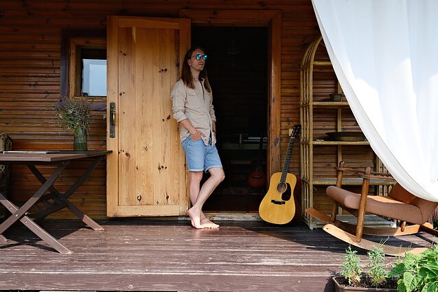 Grupės „Žalvarinis“ lyderis Robertas Semeniukas