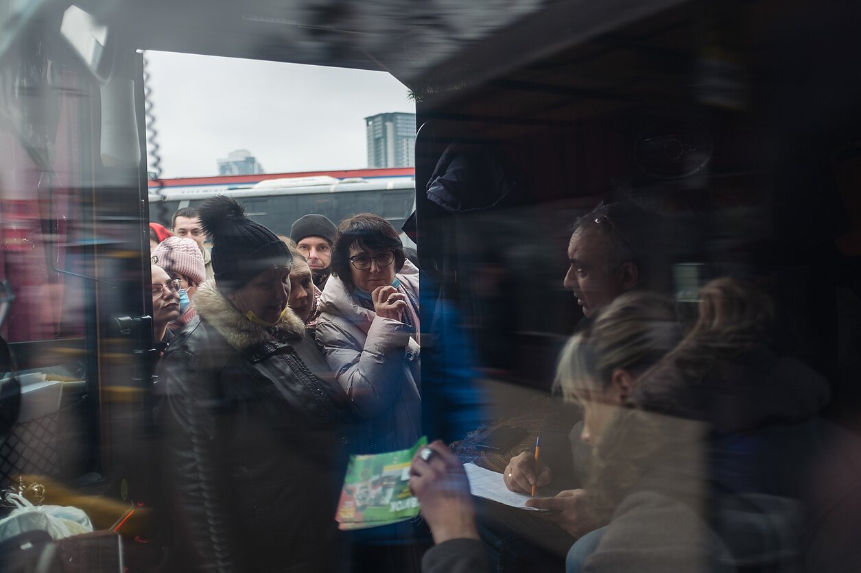 Thousands of Ukrainians were forced to leave homes and seek shelter in neighbouring countries when Russia invaded the country on February 24.
