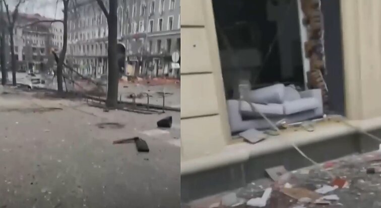 „Vietos, kur buvo daug prisiminimų, virto pragaru“: Charkivo gyventojas užfiksavo miestą po bombardavimų