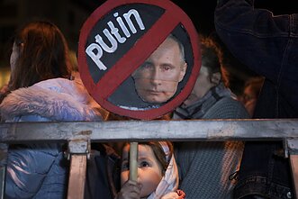Protestai smerkiantys karą Ukrainoje