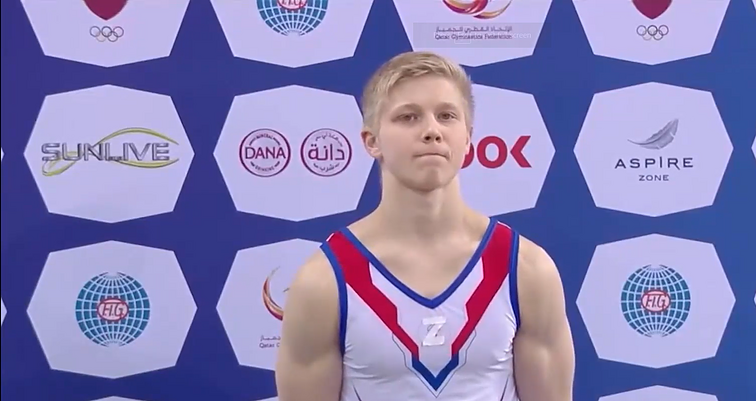 Gimnastikos federacijos prezidentas apie rusų sportininko akibrokštą: aiškiai matėsi, kad viskas yra surežisuota