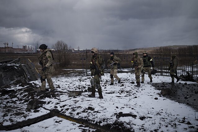 Ukrainos kariai Irpine