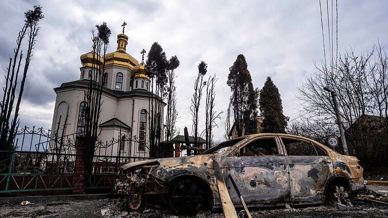 Gynybos specialistas: didieji Ukrainos miestai sulaukia daug smūgių iš oro erdvės, reikia pravalyti „debesis“ naikintuvais