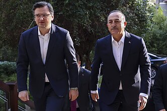 Dmytro Kuleba ir Mevlütas Çavuşoğlu