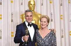 Danielis Day-Lewisas ir Meryl Streep