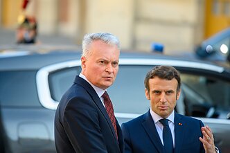 Gitanas Nausėda ir Emmanuelis Macronas