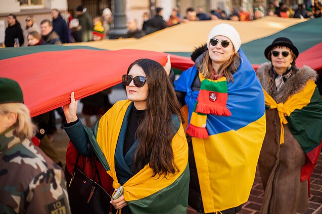 March for Ukraine's freedom in Vilnius March for Ukraine's freedom in Vilnius