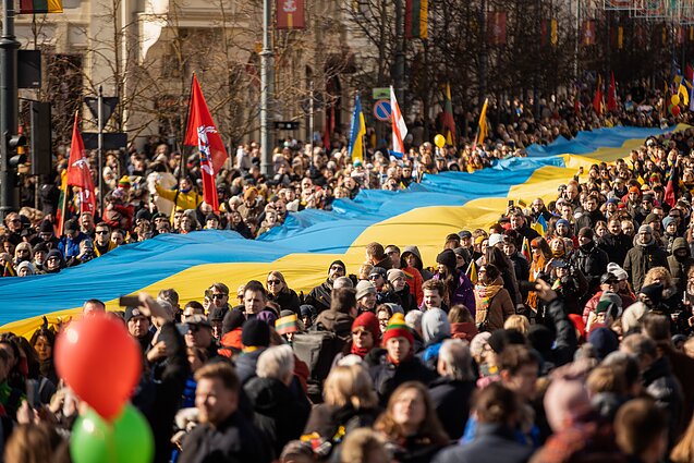 March for Ukraine's freedom in Vilnius March for Ukraine's freedom in Vilnius