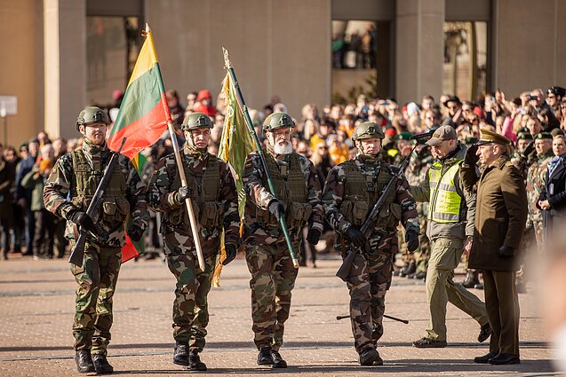 Vilniuje prisiekė naujieji šauliai