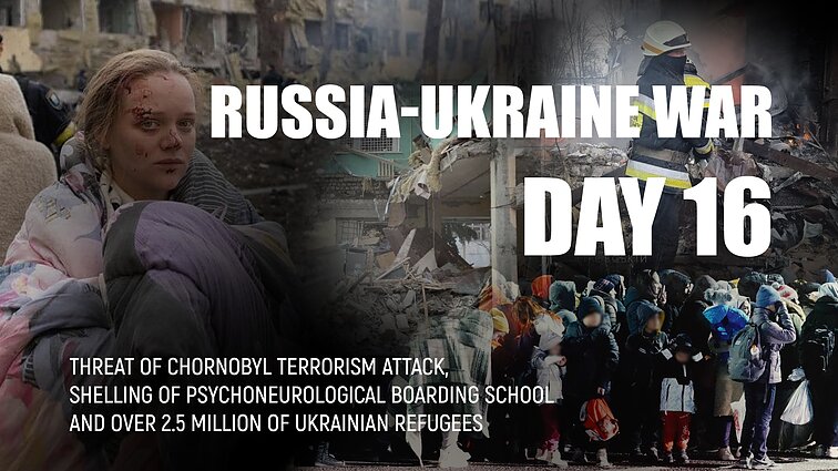 Day 16 of invasion. Four people injured in the shelling of Baryshivka