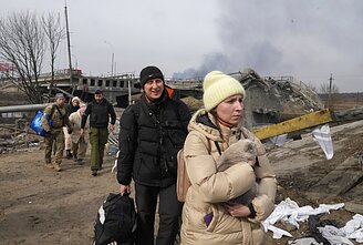 Nuo karo bėgantys ukrainiečiai. Nuo karo bėgantys ukrainiečiai.