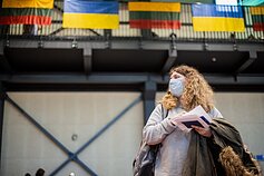 Ukrainos pabėgėlių registracijos centras Vilniuje
