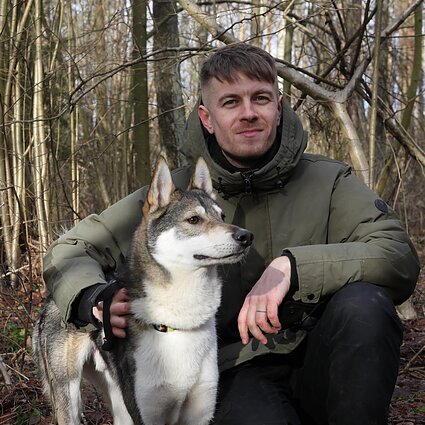 Vagabondai. Švedijos šiaurėje Haskių vadeliotoju dirbęs Karolis Bareckas