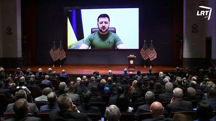 Выступление В. Зеленского в Конгрессе США