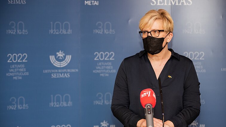 Šimonytė sako esanti pasiruošusi vykti palaikomojo vizito į Ukrainą: būčiau pasirengusi