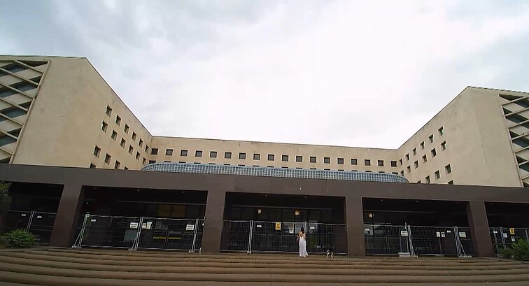 Architekto A. Libera laisvė ir jo paštas lyg Romėnų šventykla