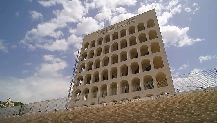 EUR zona- kvadratinis Kolizėjus ir 1960 m. olimpiada