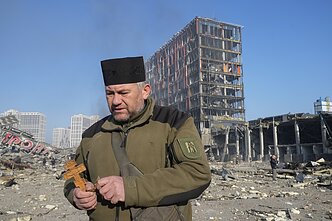 Rusijos apšaudytas Kyjivas